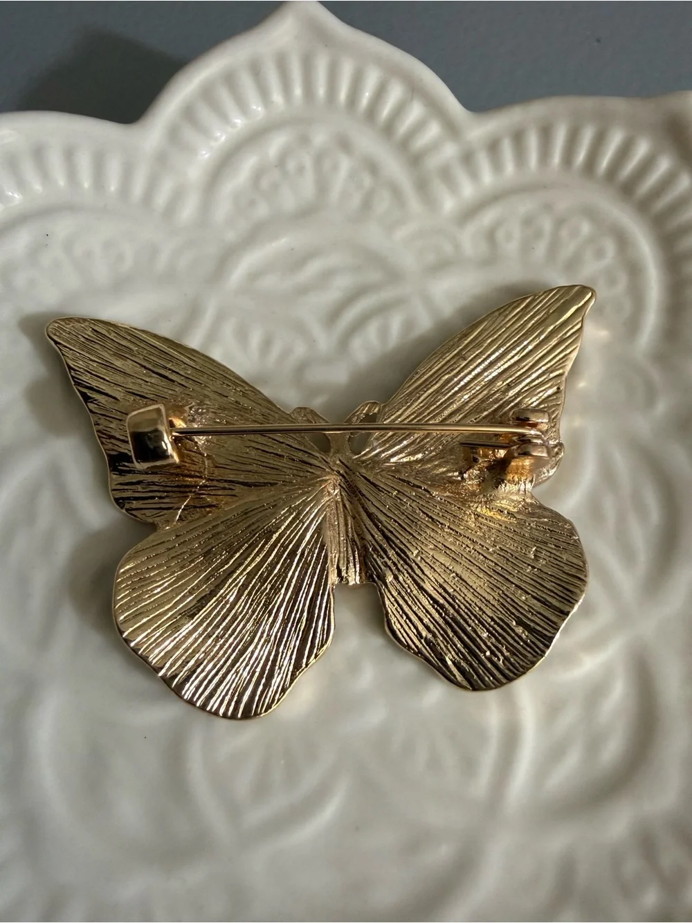 American Flag Brooch Butterfly shaped Independence Day Patriotic Stars Stripes